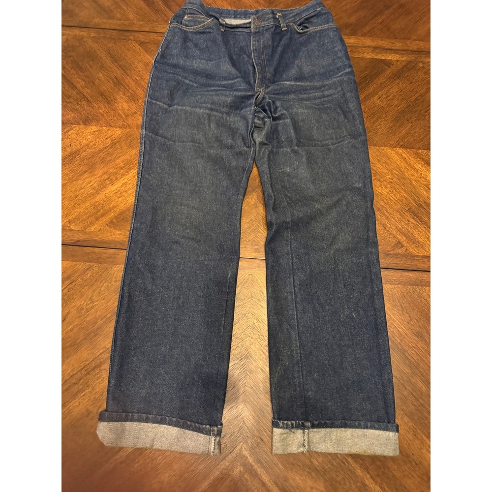 Levi Strauss Co Orange Tab 505 Jeans Denim‎ Straight Leg Cuffed Vintage |Q1